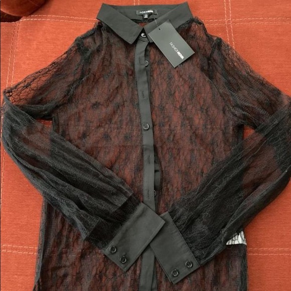 🦋~ Laced fashion nova long sleeve shirt - Picture 2 of 3